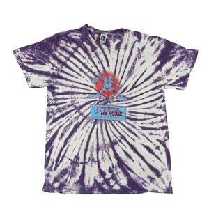 McMenamins Medium T-Shirt Jerry's Ice House Tie Dye Cotton Graphic Tee
